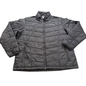 Columbia Jacket LINER Mens XL Black Quilted Interchange Omni-Heat Whirlibird IV